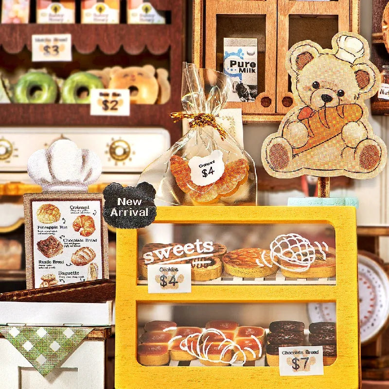 Une vitrine à gâteaux pleine de douceurs
