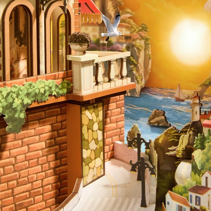 Une ruelle qui file vers la côte
