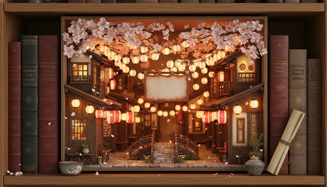 Book Nook Japonais : plongez dans l'univers du Japon en miniature