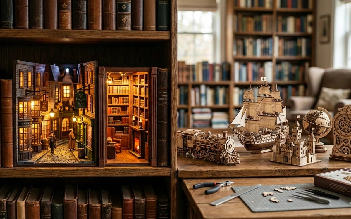 Bienvenue chez Nook-It : Spécialiste du Book Nook et Puzzle 3D