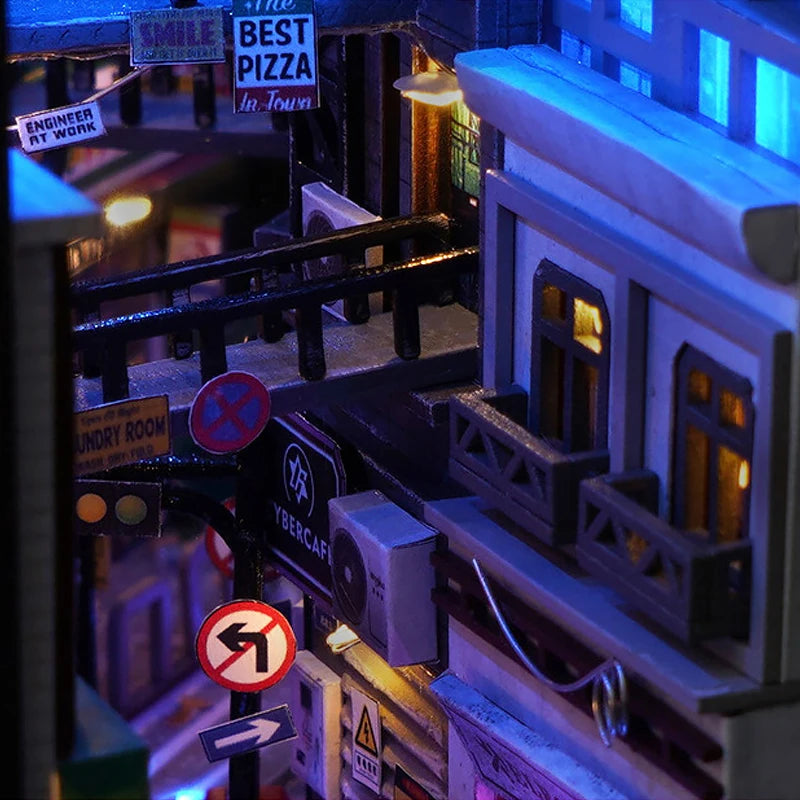Book Nook - La Ville du Futur - Cyberpunk