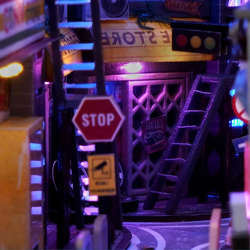 Book Nook - La Ville du Futur - Cyberpunk
