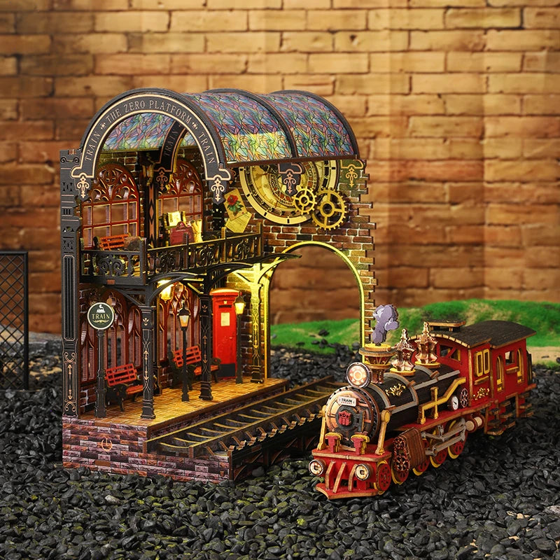 Book Nook - Train Mythique Londonien - Gare Anglaise