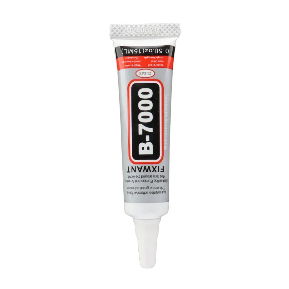 Photo réelle du tube de colle B-7000 pour maquette et diorama