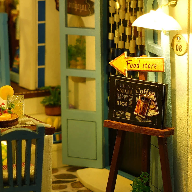 Book Nook - Un Air Marin  - Ruelle Typique Méditerranéenne