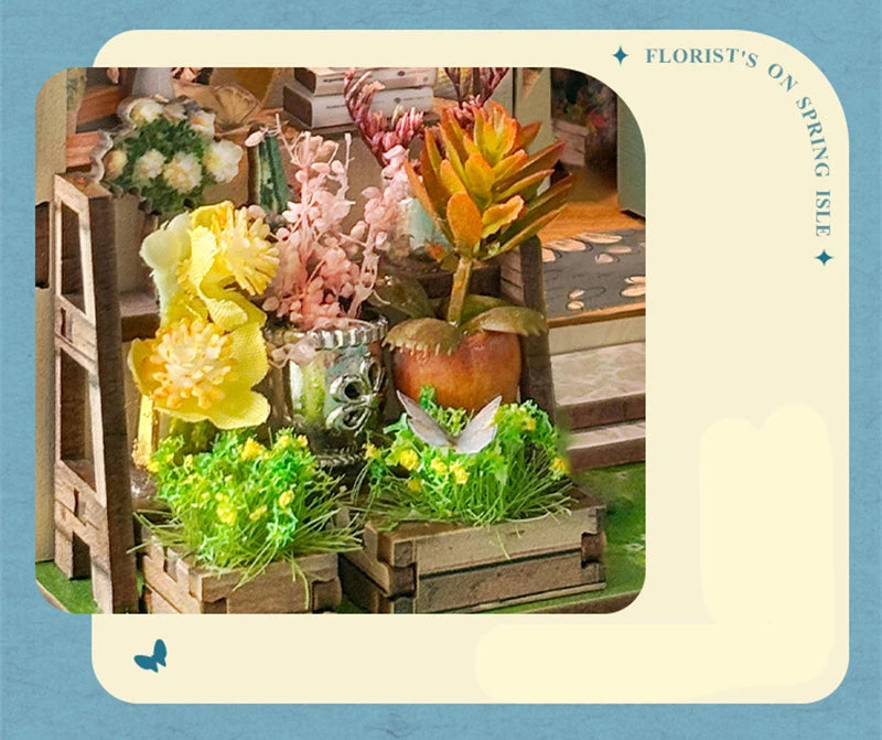 Détail étales boutique Spring island Book Nook déco Nook-It