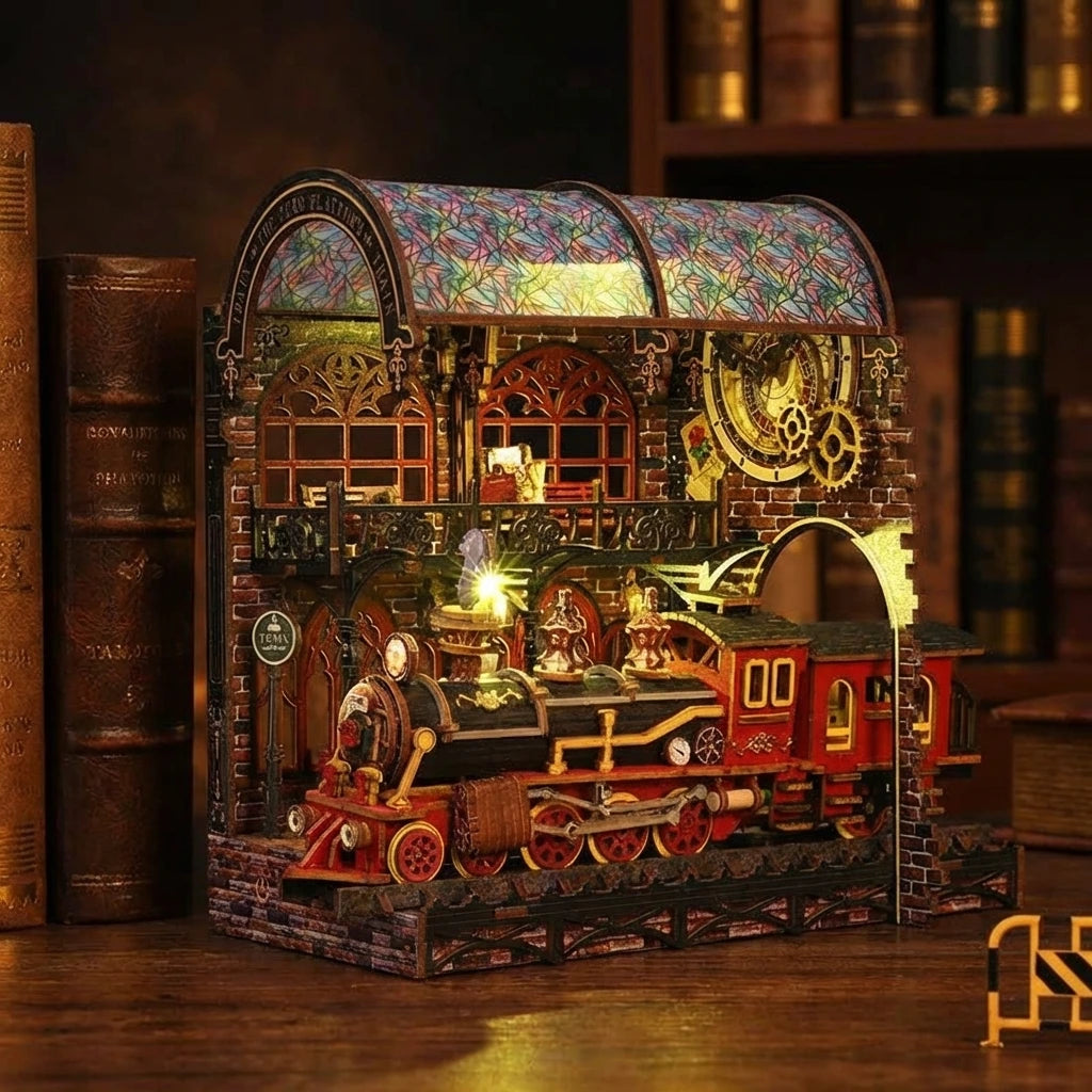 Book Nook - Train Mythique Londonien - Gare Anglaise