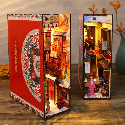 duo-book-nook-sakura-densya-zen-japonais-rouge-rose-avec-musique-vue-duo