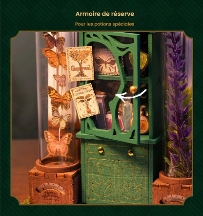 Armoire de réserve à potions de la maison miniature Potions Workshop