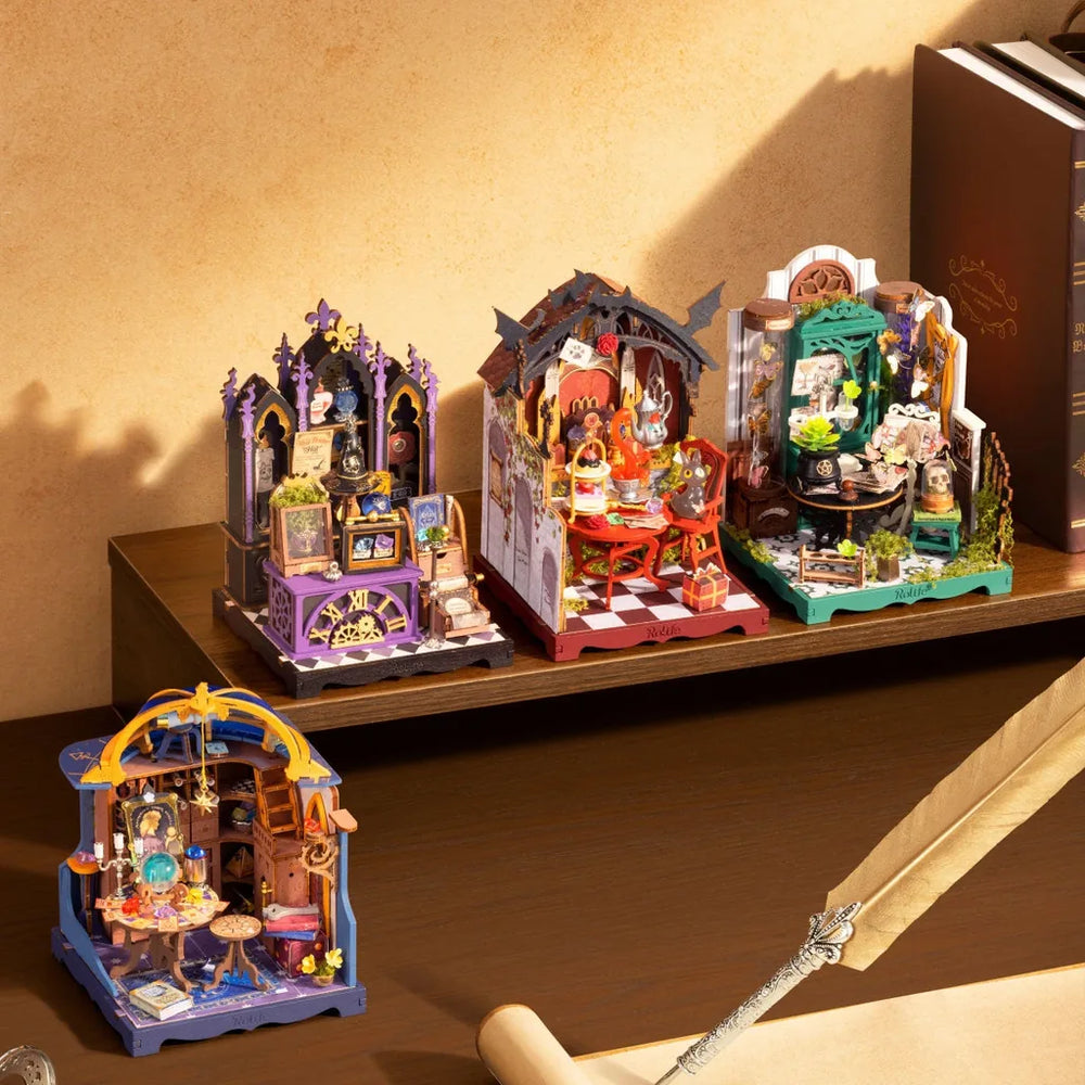 Quatre petites maisons de magie