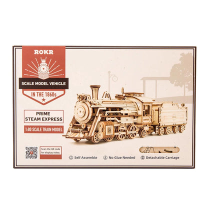 Boîte officielle ROKR Prime Steam Express, train à l'échelle 1:80