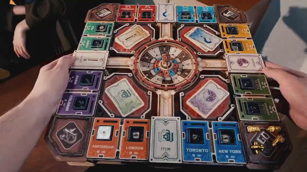 Vidéo du jeu Fortune Quest ROKR, partie entre amis avec roue et monuments