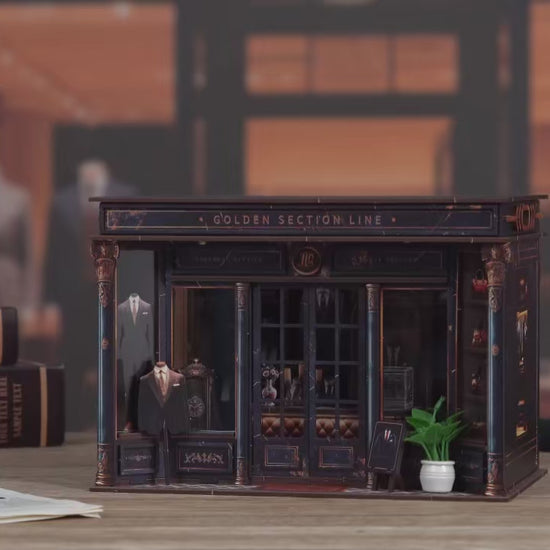 Vidéo de présentation du Book Nook Boutique de Mode Parisienne en bois avec éclairage LED - Nook-It