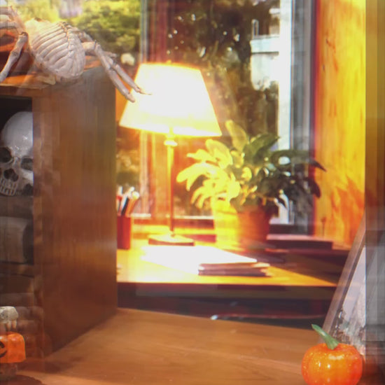 Video de presentation de Haunted Candy House, maison miniature en bois Rolife, lumieres LED