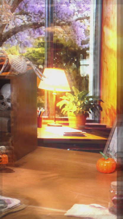 Video de presentation de Haunted Candy House, maison miniature en bois Rolife, lumieres LED