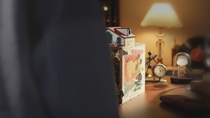 Vidéo officielle du book nook Rolife Sunset Isle, montage et éclairage LED