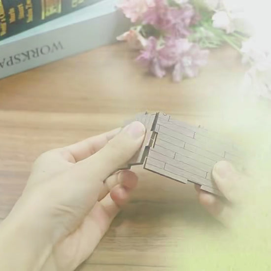 Vidéo de présentation du Book Nook La Serre de Lecture en bois avec éclairage LED - Nook-It