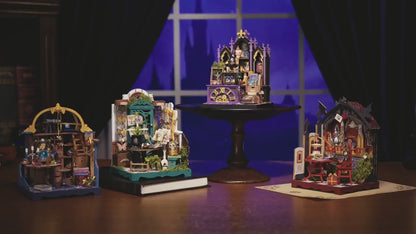 Vidéo de la maison miniature Rosa Salon Rolife, théière flottante et chat