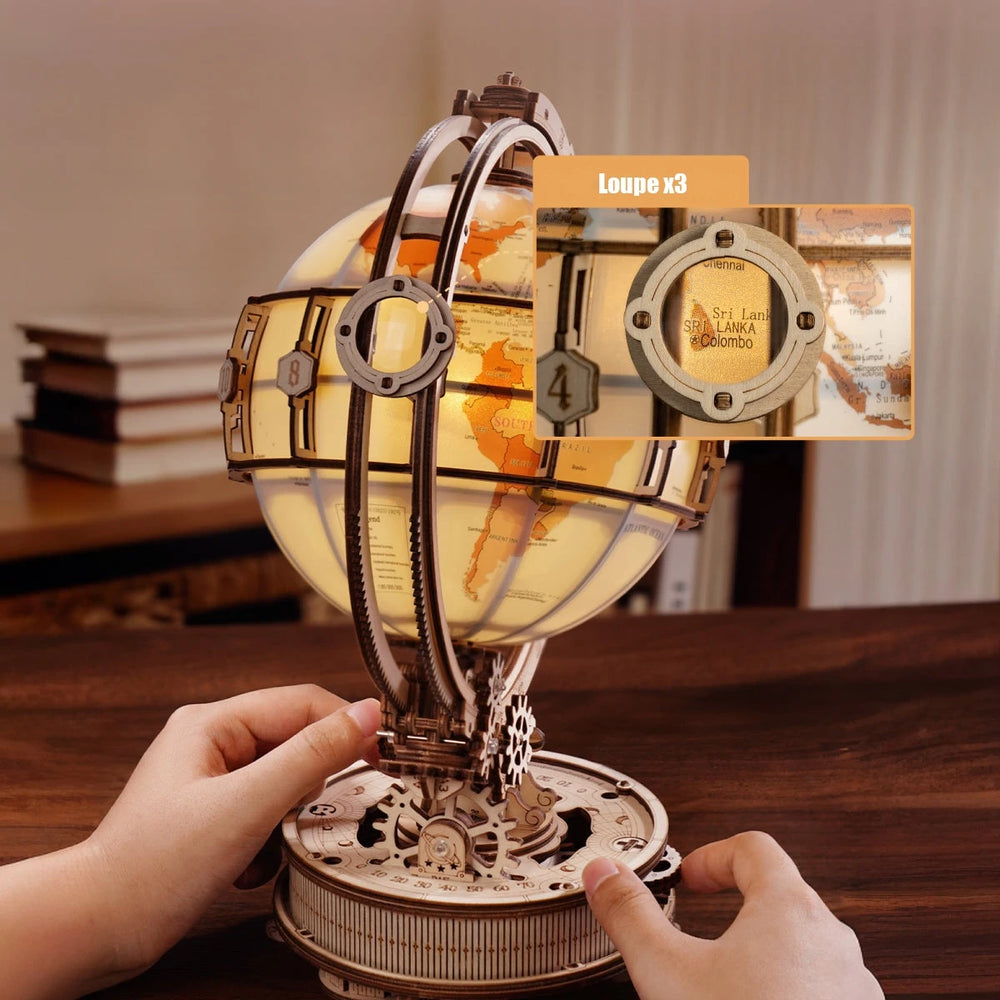 Une loupe et douze fuseaux horaires