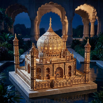 Le Taj Mahal Impérial - Puzzle 3D Bois Monument
