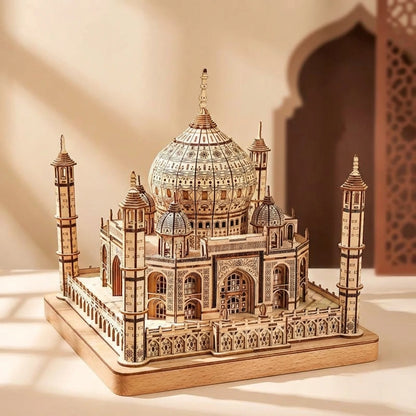 Le Taj Mahal Impérial - Puzzle 3D Bois Monument