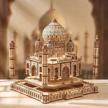 Le Taj Mahal Impérial - Puzzle 3D Bois Monument