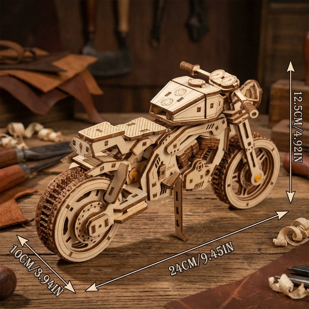 Image de La Custom Cruiser avec éclairage pour mise en valeur, vue avec dimensions