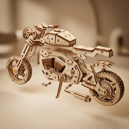 Image de La Custom Cruiser en vue éclatée, avec éclairage pour mise en valeur.